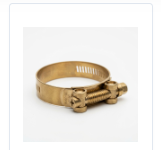 Brass Worm-Drive Hose Clamps