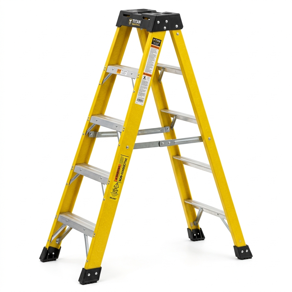 FRP A-Type Twin Step Ladder