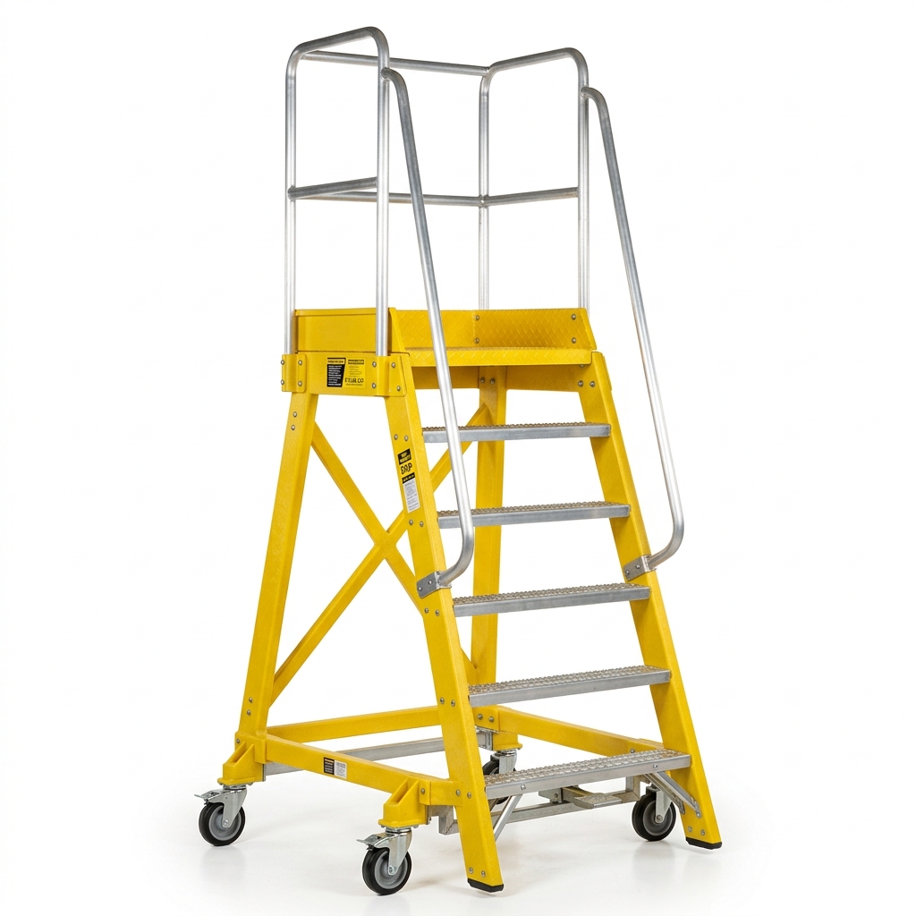 FRP A-Type Platform Ladder